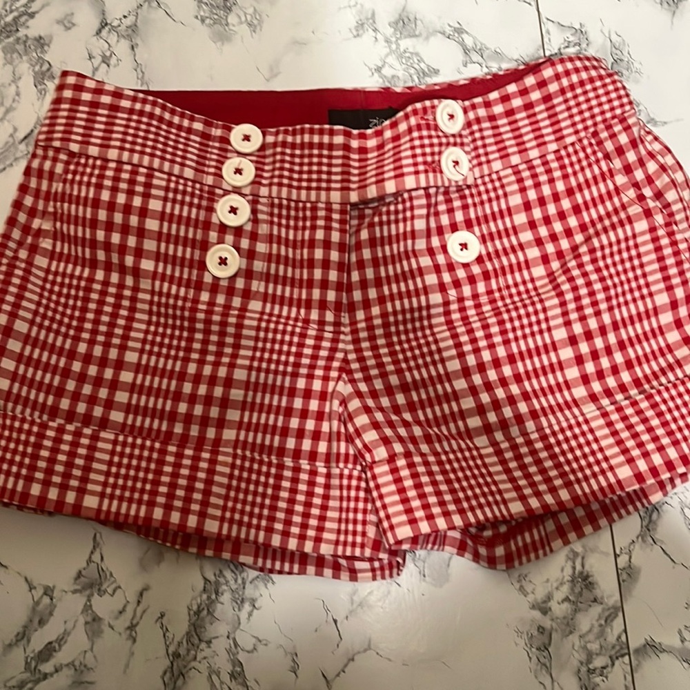 Zinc gingham shorts
